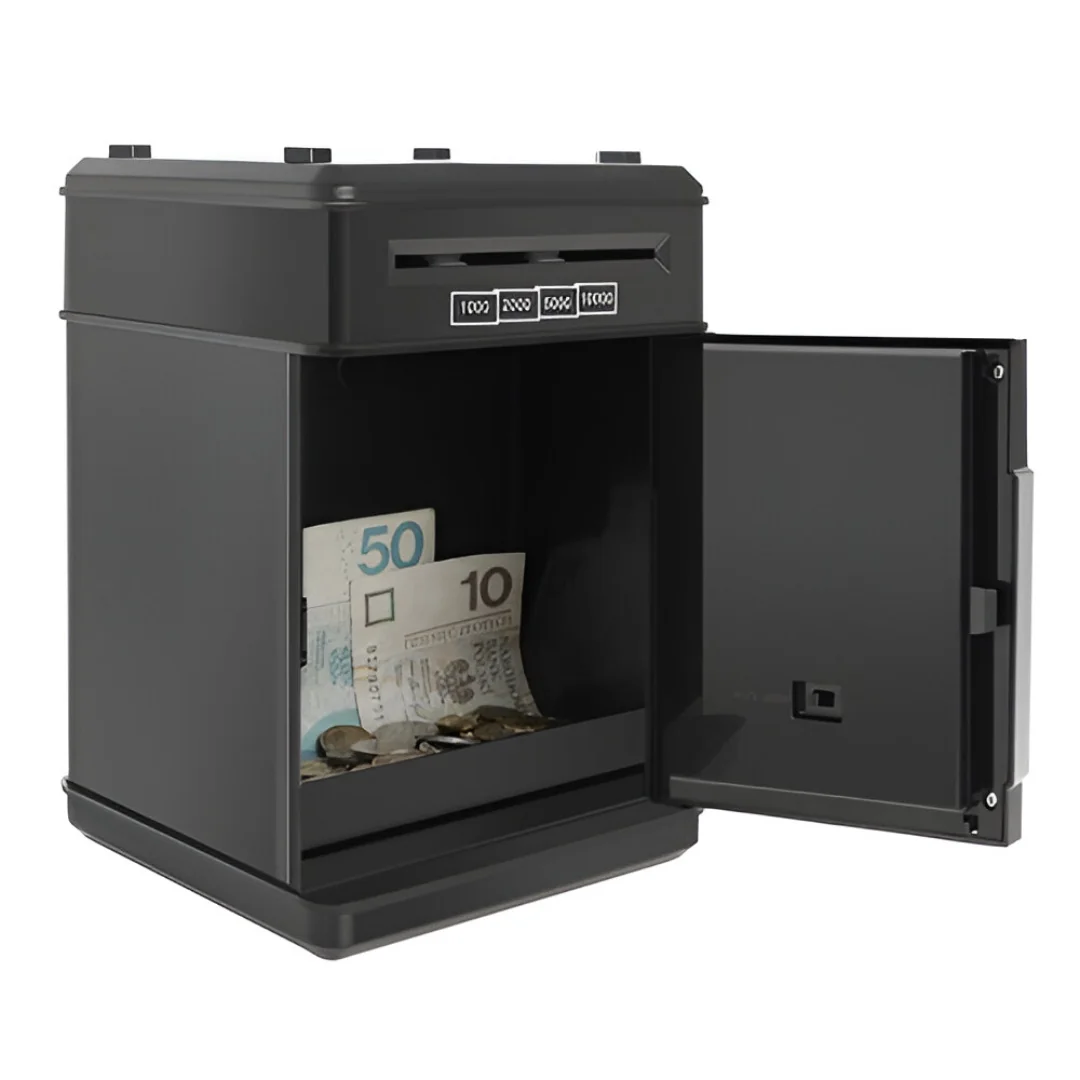 MG Money Box detská pokladnička / trezor, čierny