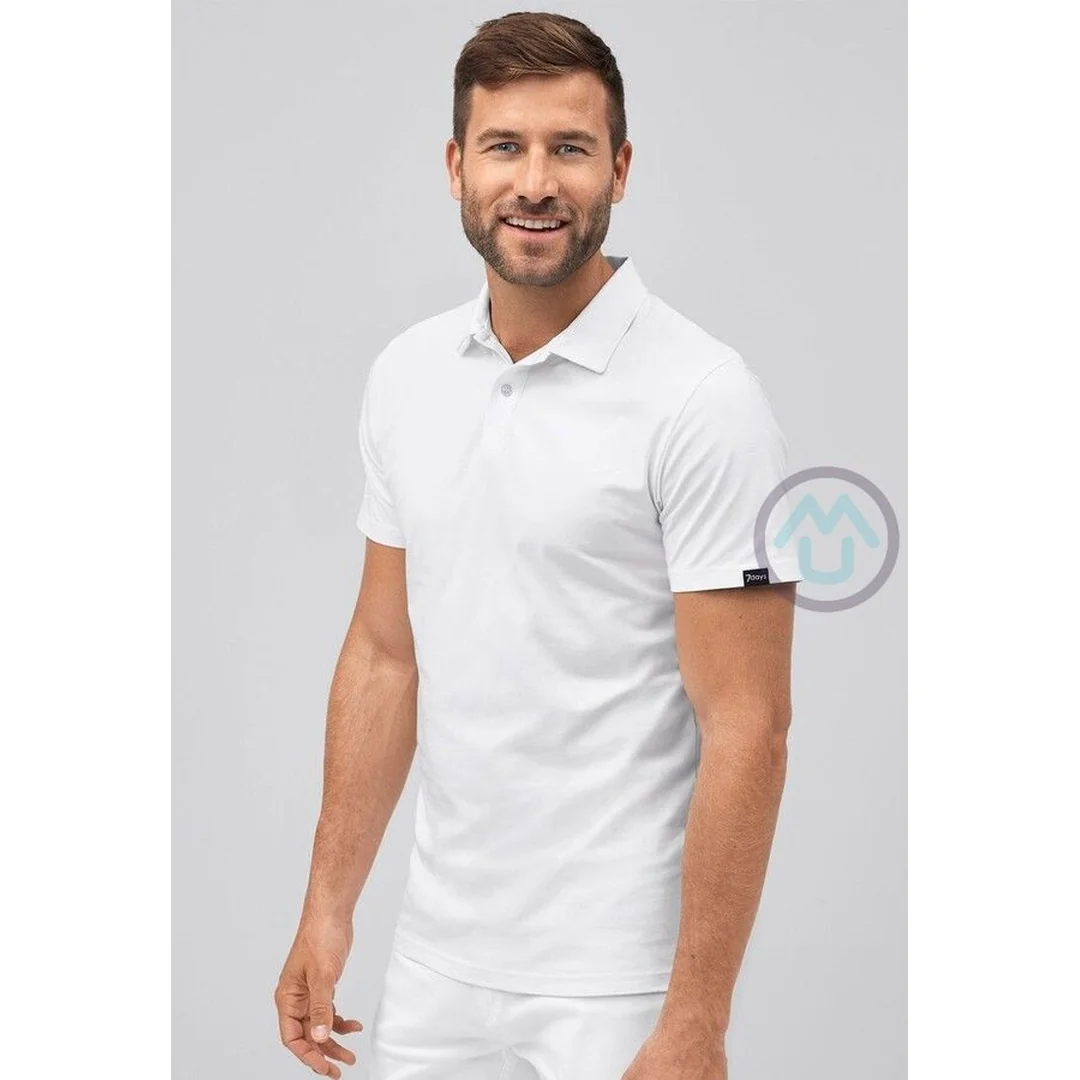 Pánske POLO tričko - biele XL