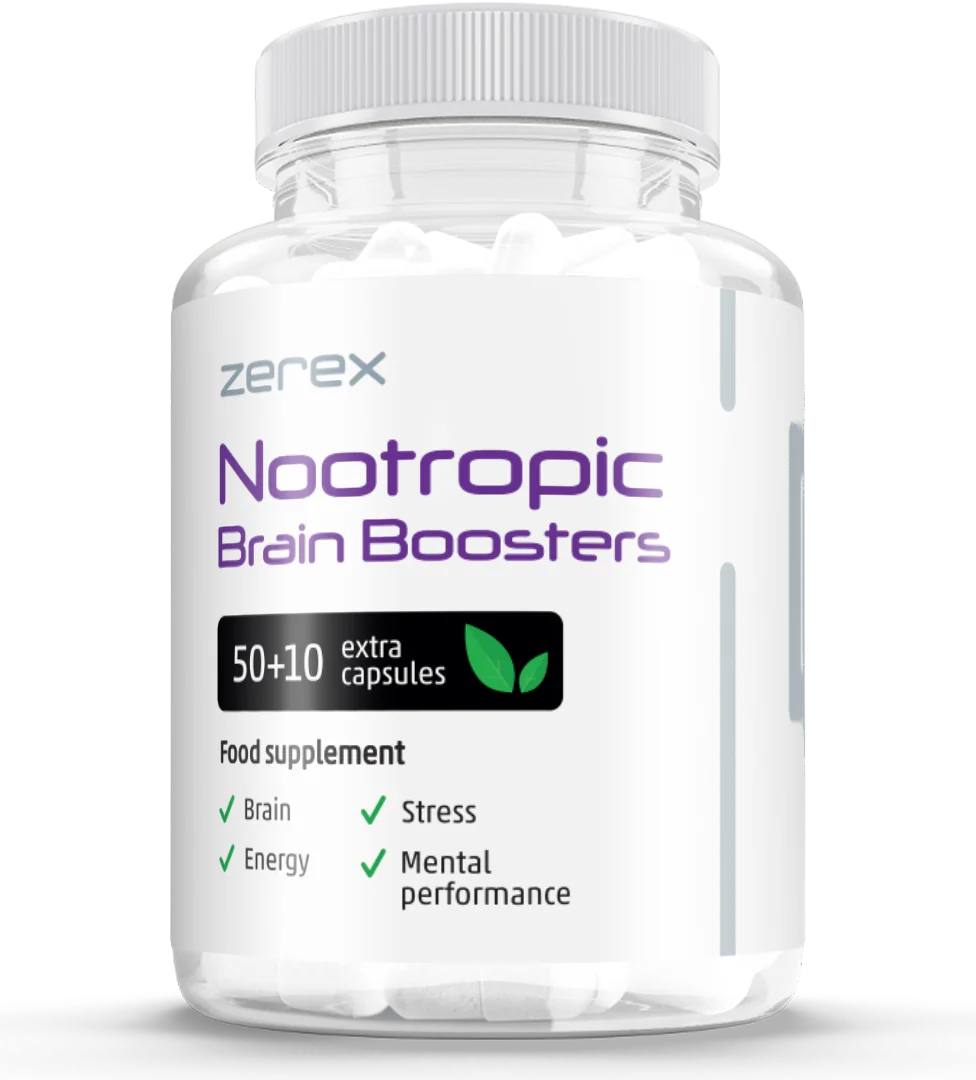 Zerex Nootropné posilovače mozgu 1×60 cps, výživový doplnok
