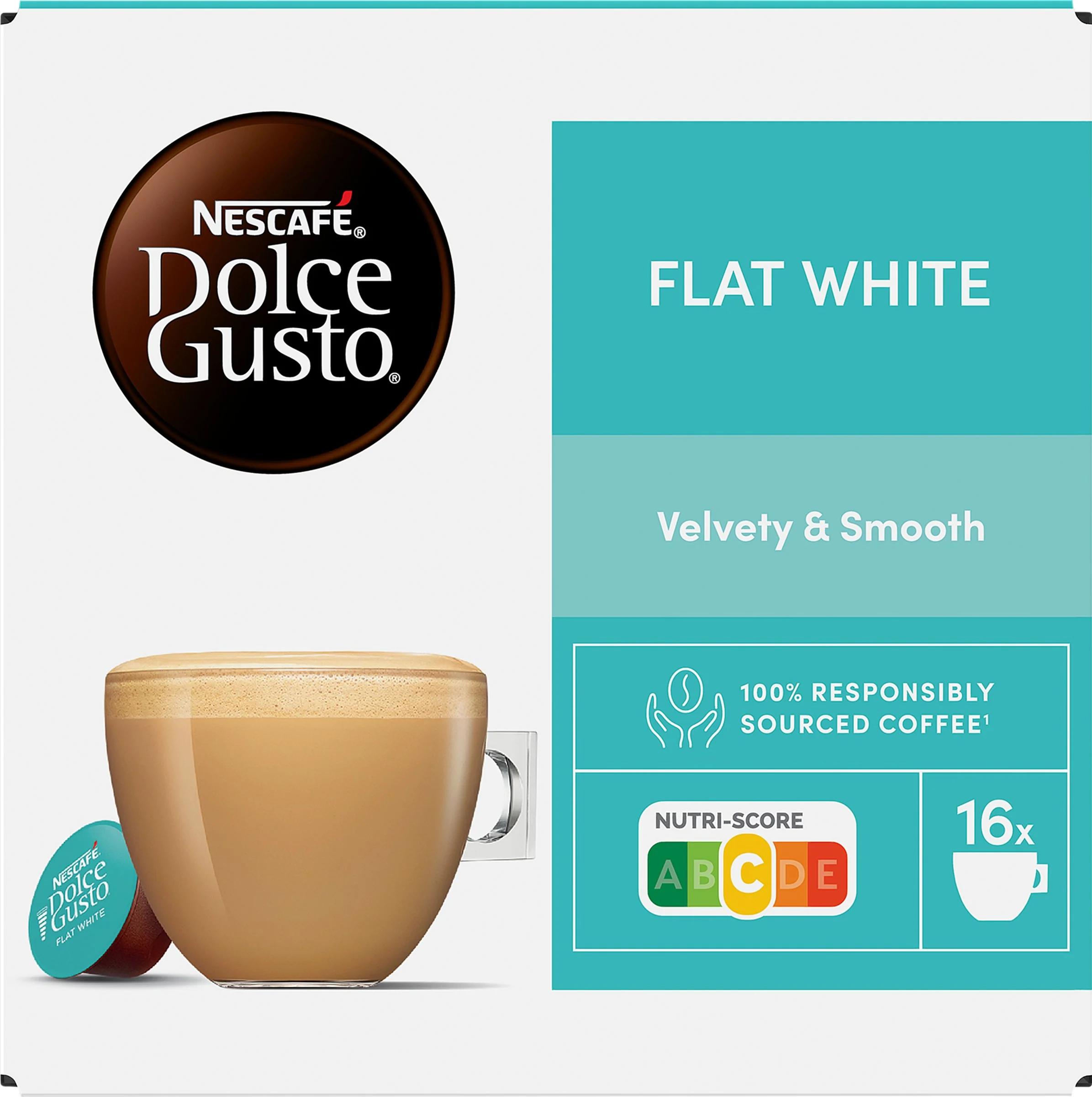 Nescafé Dolce Gusto Flat White 1×16 ks, kávové kapsuly