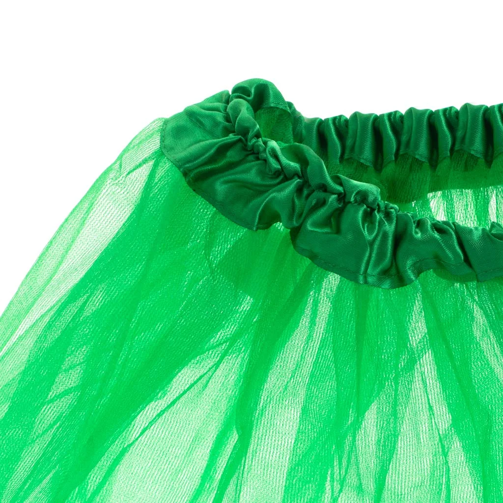Tylová sukňa tutu – zelená karnevalová sukňa pre deti