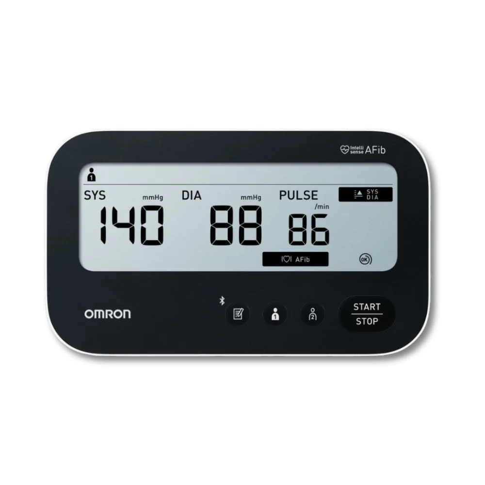Tlakomer OMRON M4 Connect AFib + sieťový zdroj 1 set