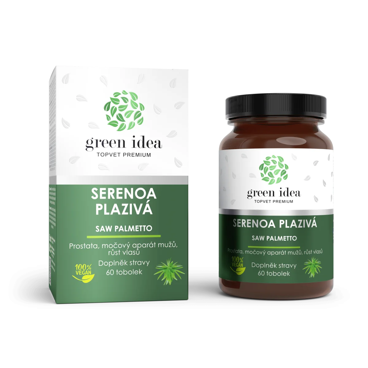 Serenoa plazivá - tobolky 60 ks - Green idea
