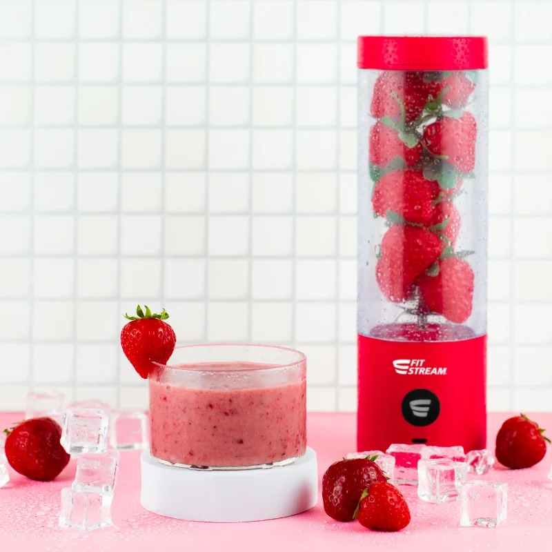 FitStream Pro - Viva Magenta, prenosný, USB nabíjatelný mixér