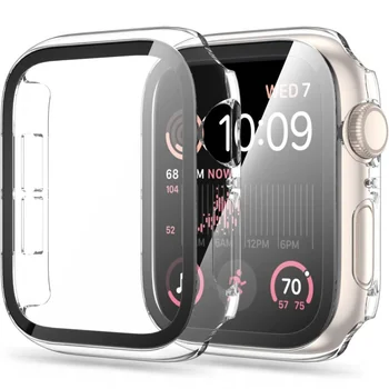 Tech-Protect Defense 360 puzdro na Apple Watch 4 / 5 / 6 / SE (44mm), priesvitné priesvitné