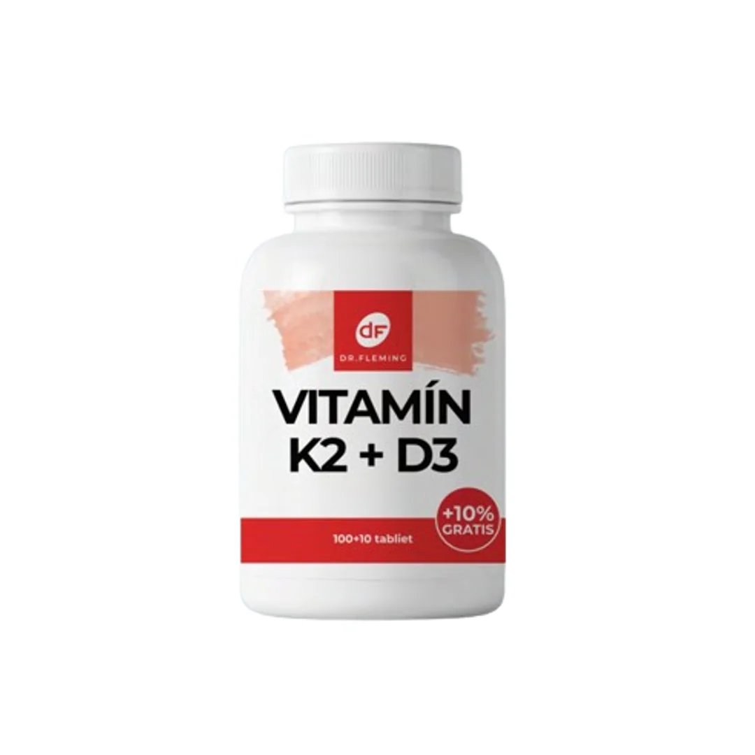 DR. FLEMING Vitamin K2 100μg +D3 3000IU +10% gratis 110ks