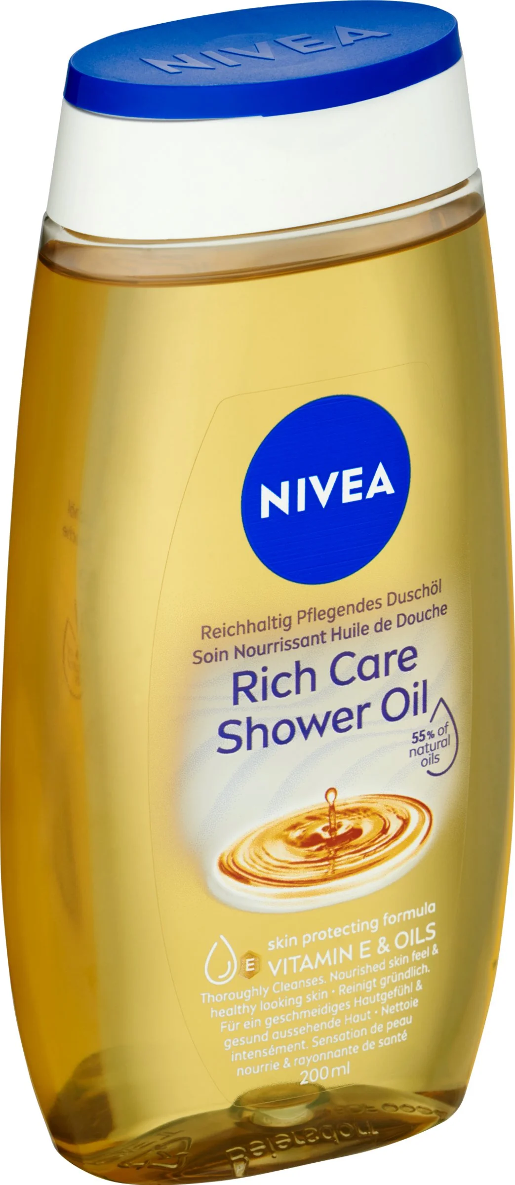 NIVEA Ošetrujúci sprchový gél olej Natural 200 ml