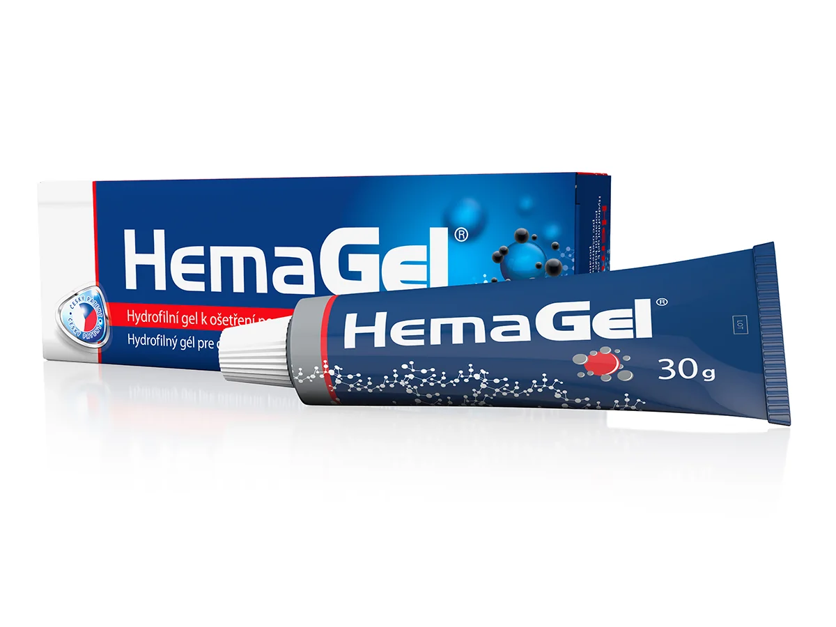 HemaGel 30G 1×30 g, hydrofilný gél