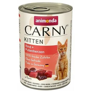 Animonda Carny Kitten Konzerva pre mačky Hovädzie+Morčacie srdce 400g 1×400 g
