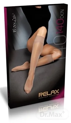MAXIS NEW RELAX 140 DEN LÝTKOVÉ PANČUCHY 1×1 pár, svetlé pančuchy veľkosť XL