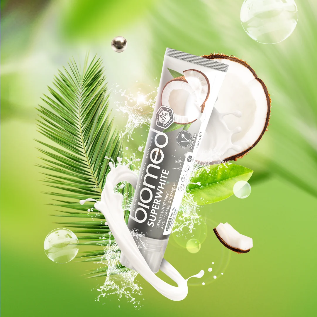 biomed SUPERWHITE 1×100 g, zubná pasta