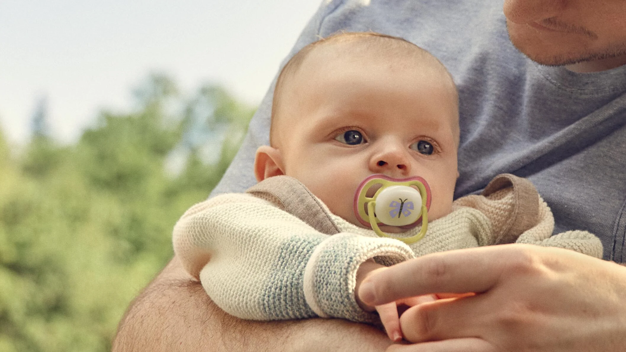 Philips AVENT - Cumlík Ultra air s obrázkom SCF376/25, nočný 0-6 m, dievča 2 ks