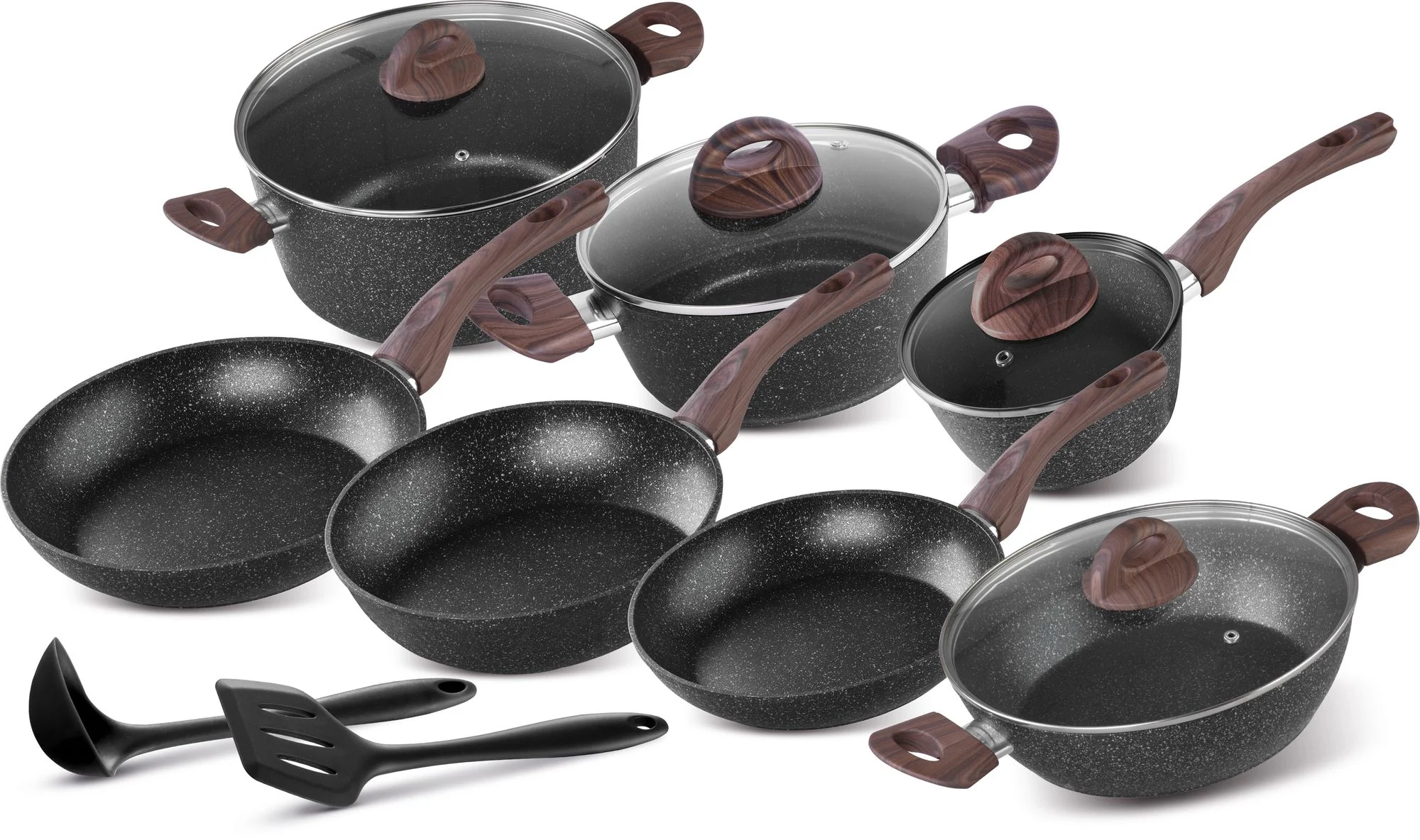 MagicHome sada riadu Black Marble Line, 13 dielov