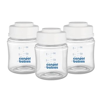 Canpol babies Sada fliaš na uskladnenie materského mlieka 3x120ml 1×1ks, sada fliaš