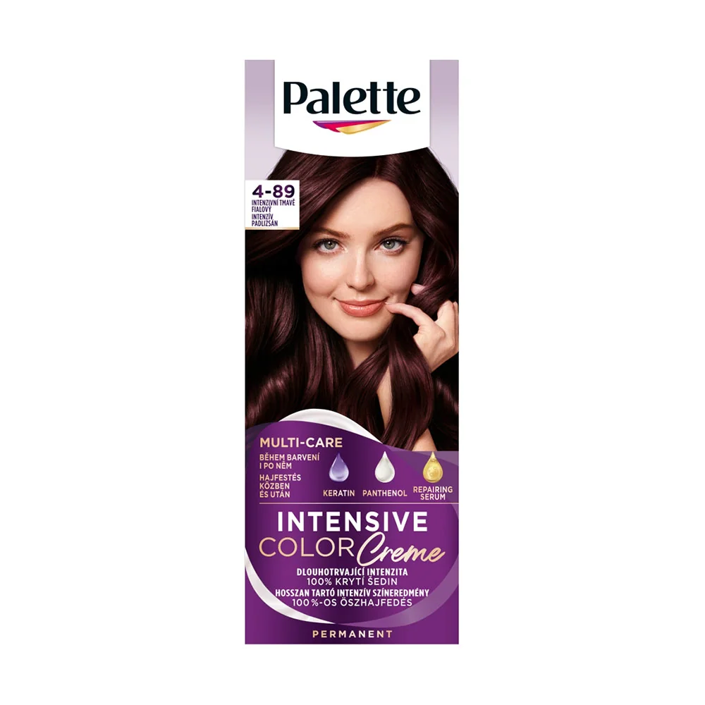 Palette Intensive Color Creme 4-89 Intenzívny tmavofialový 1×1 ks, farba na vlasy
