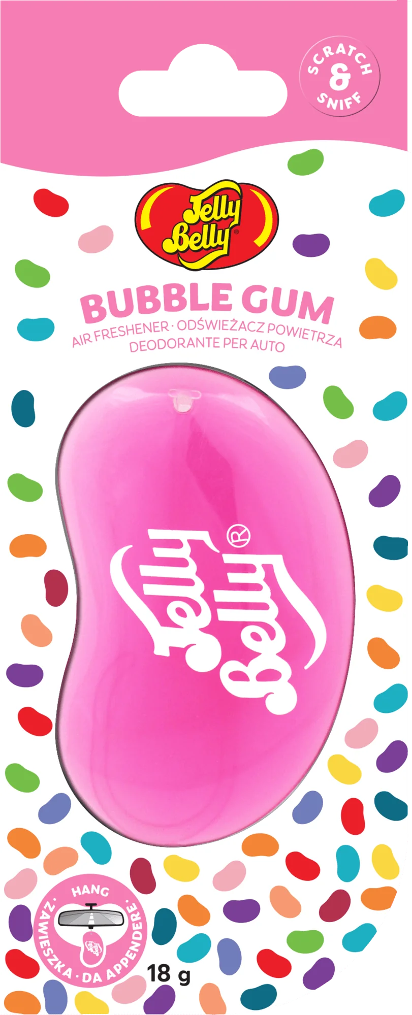 E303723501 Jelly Belly 3D Bubblegum závesný osviežovač vzduchu, žuvačka