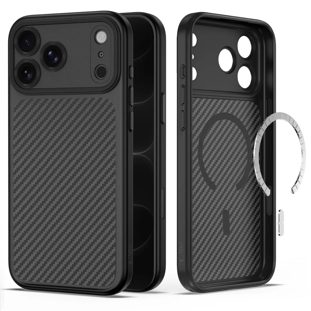 Tech-Protect MagCam MagSafe kryt na iPhone 17 Pro Max / 18 Pro Max, carbon