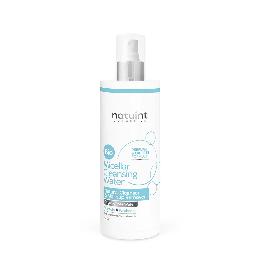 Natuint cosmetics - Prírodná BIO micelárna voda 250 ml Bezolejový odličovač očí a pier