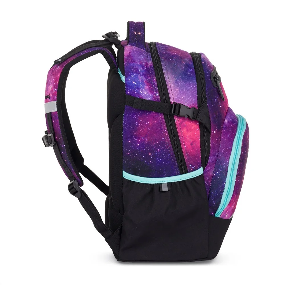 Školský batoh - OXY Ombre Galaxy fialová
