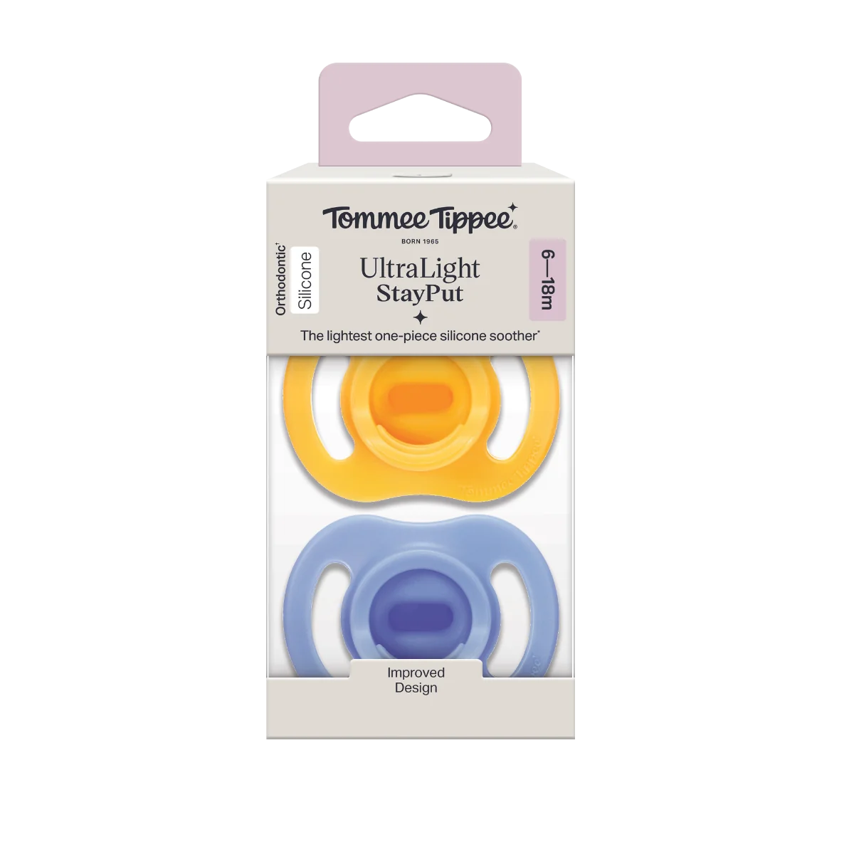 Tommee Tippee Silikónový Cumlík Ultra-light 6-18m 2 ks