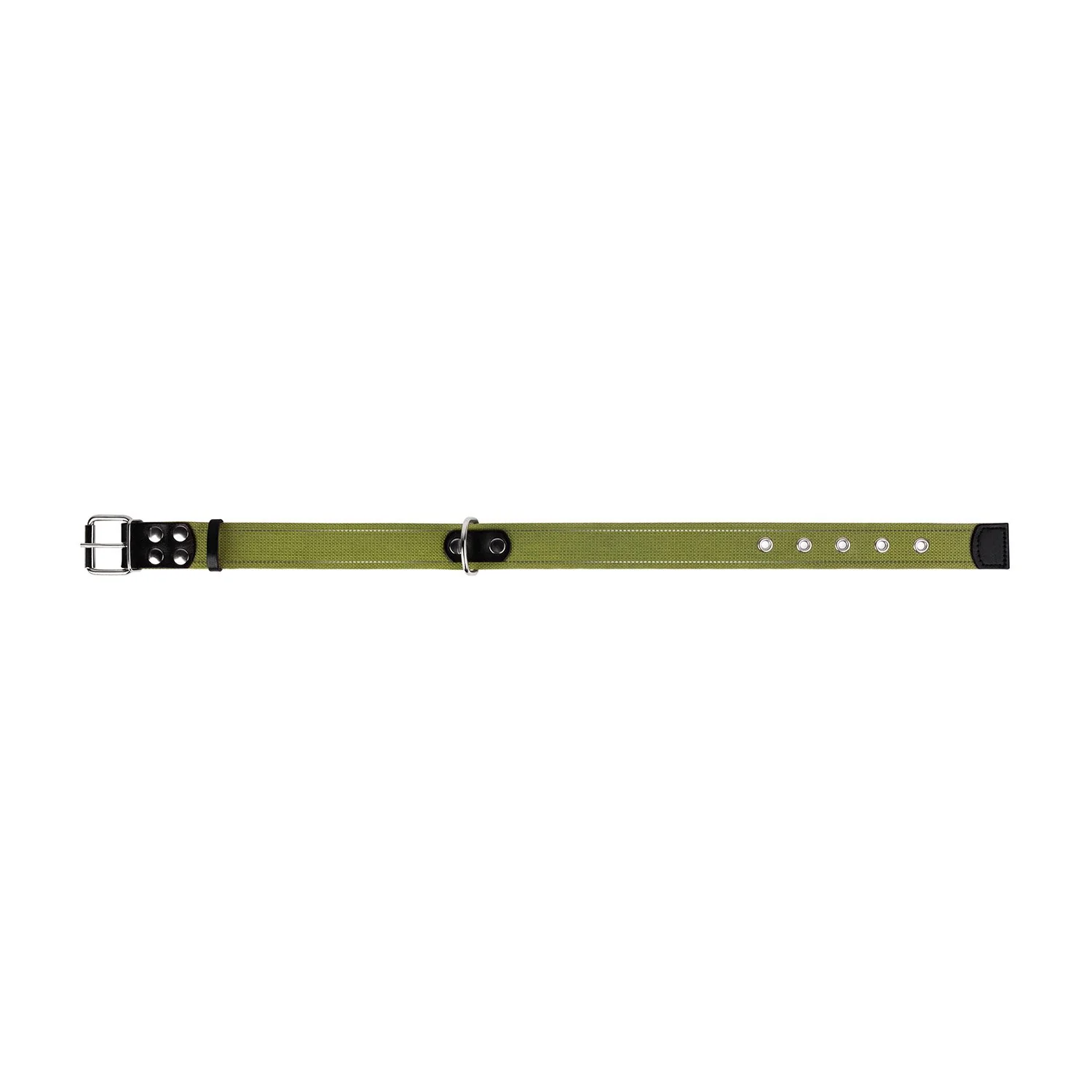 Bavlnený reflexný obojok, Obvod krku: 41-53 cm, širka: 25 mm