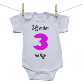 Boodyy Body s krátkym rukávom Už mám 3 roky Dievča Veľkosť: 68