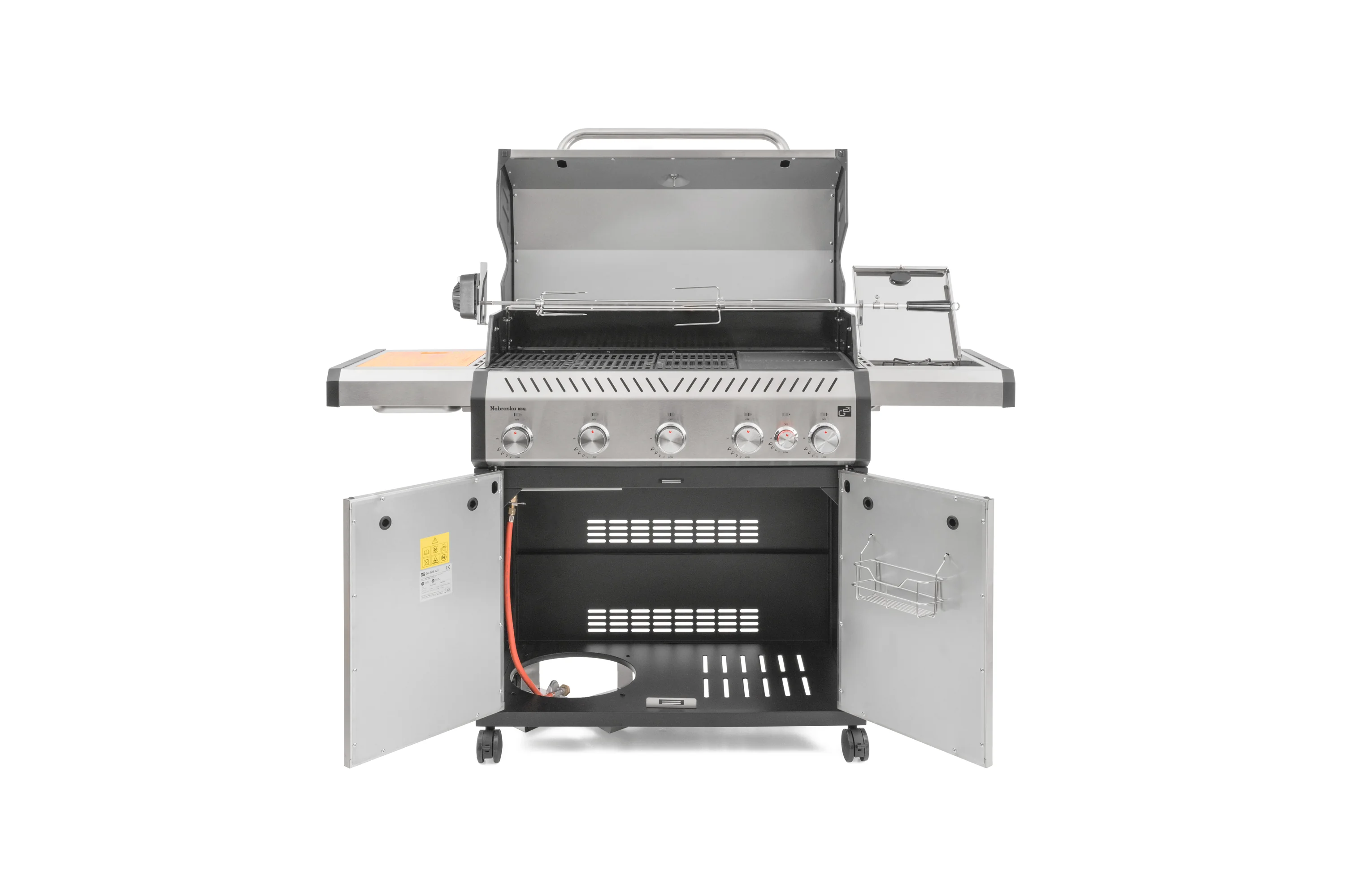 Plynový gril G21 Nebraska BBQ Premium line, 6 horákov + zadarmo redukčný ventil GAH-BBQ6NEBR