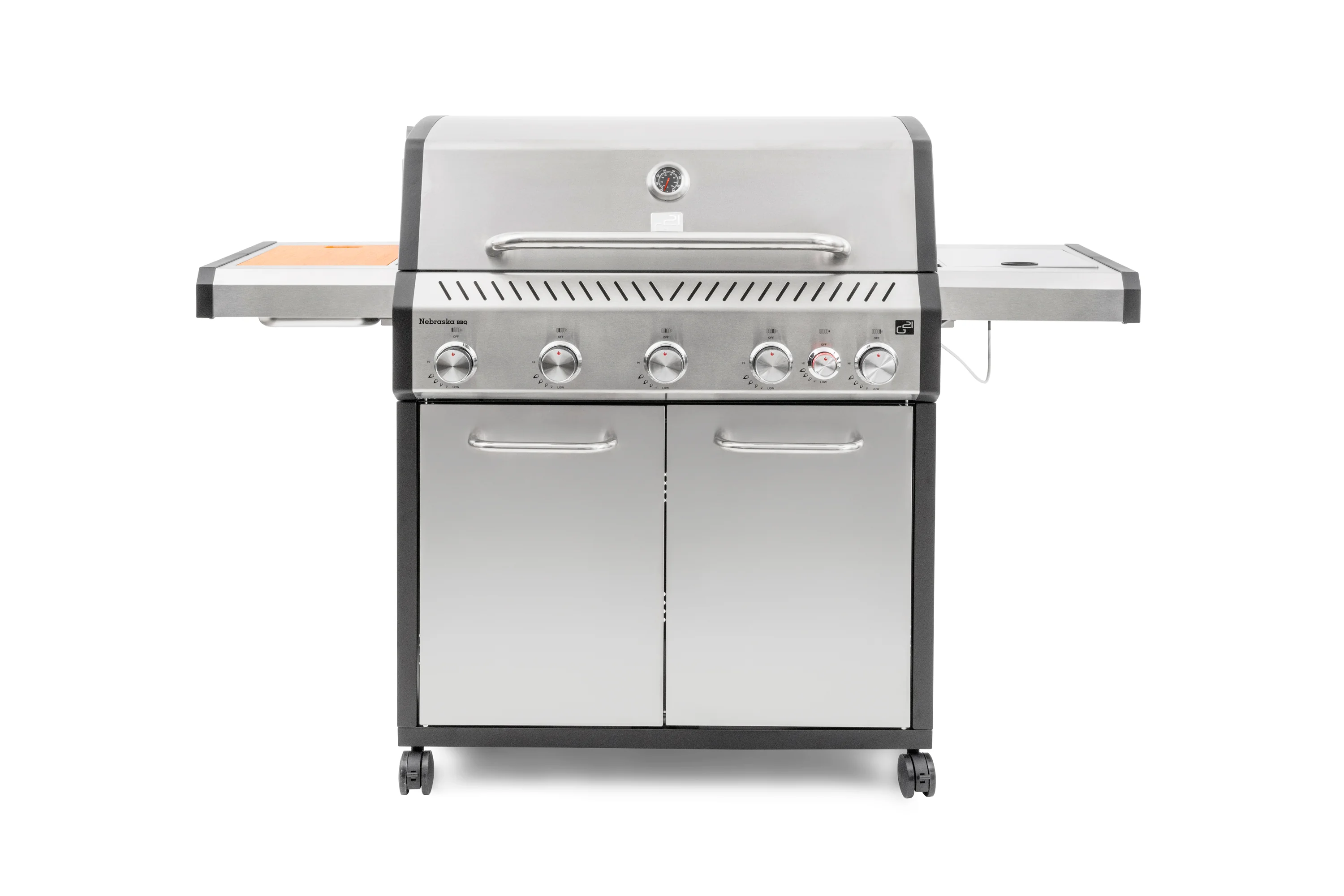 Plynový gril G21 Nebraska BBQ Premium line, 6 horákov + zadarmo redukčný ventil GAH-BBQ6NEBR