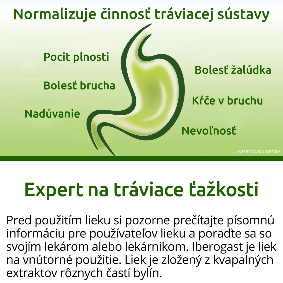Iberogast sol por (fľ.skl.hnedá) 1x100 ml