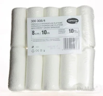 Hartmann OVÍNADLO HYDROFILNÉ 1×10 ks, obväz