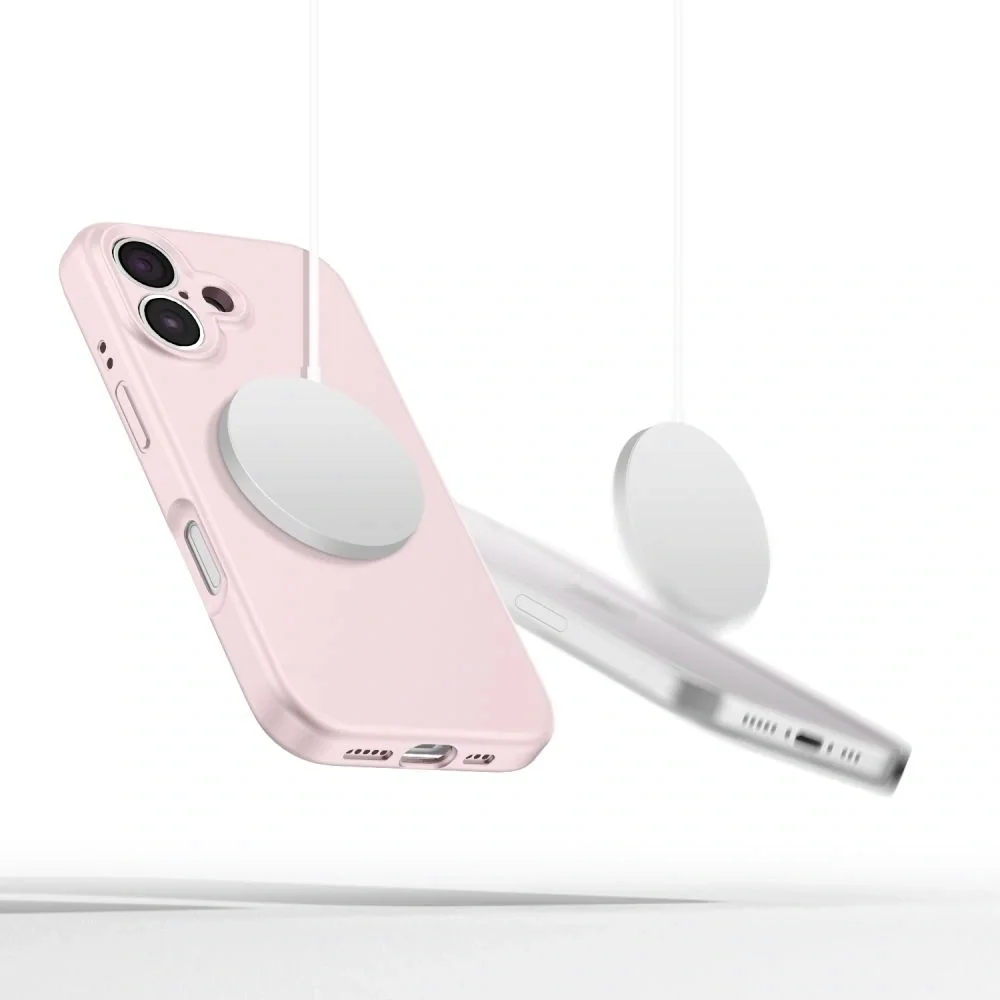 Tech-Protect Liquid Silicone MagSafe kryt na iPhone 16e, ružový