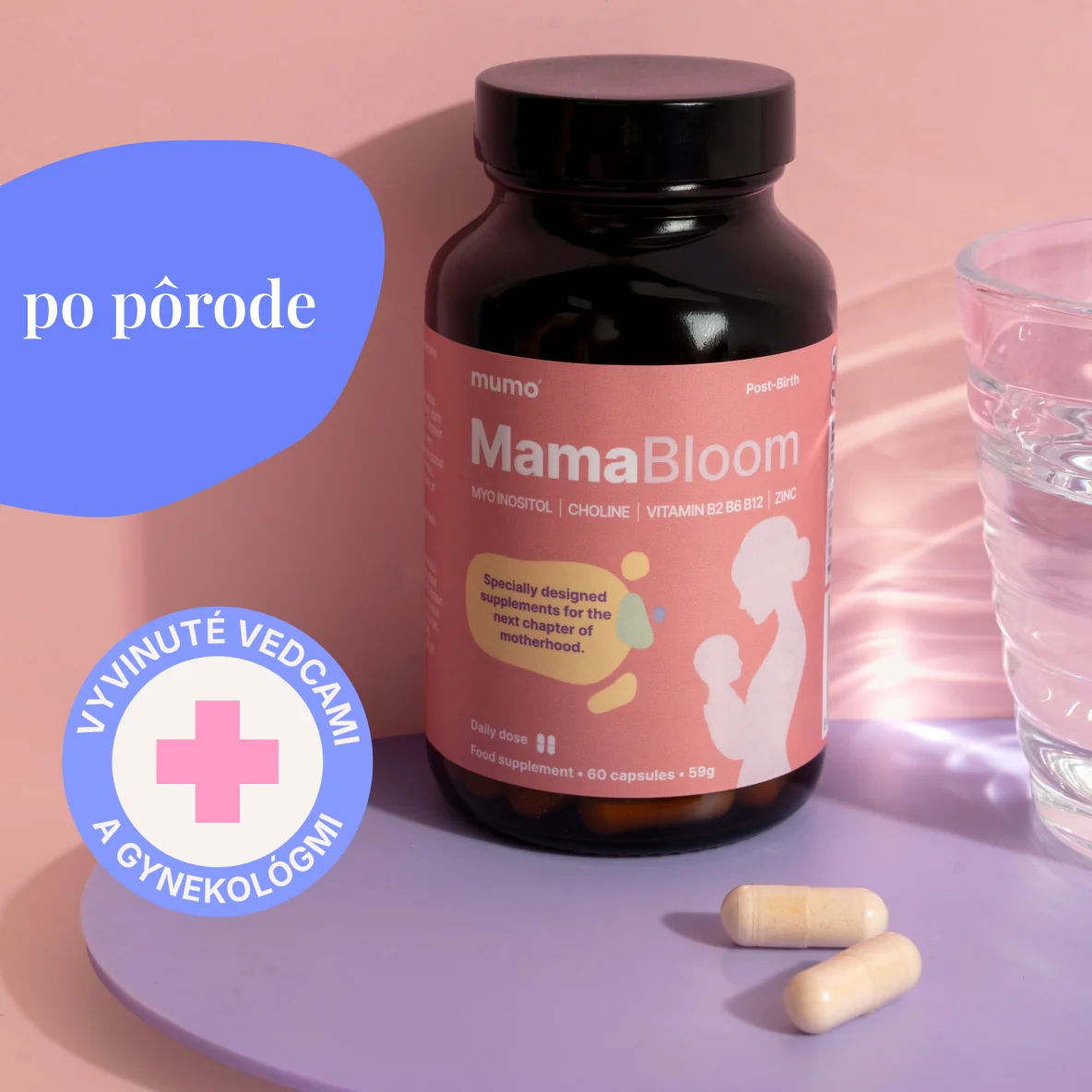Mumo MamaBloom - výživa po pôrode 60 cps