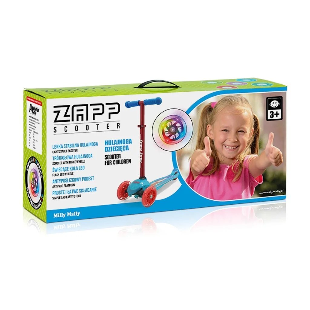 Detská kolobežka Milly Mally Scooter Zapp green , 20C43382