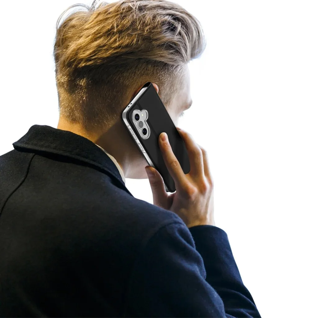 Dux Ducis Skin Pro knižkové puzdro na Samsung Galaxy A37 5G, čierne