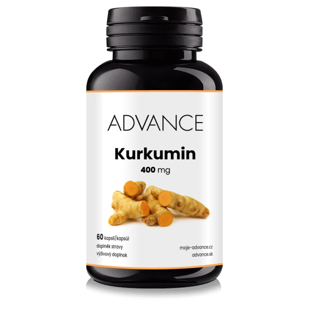 ADVANCE Kurkumin 60 kapsúl - 400 mg 1×60 cps, výživový doplnok