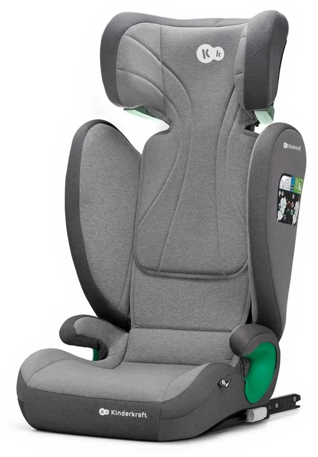 KINDERKRAFT Autosedačka Junior Fix 2 100-150 cm Rocket Grey 1×1 ks, autosedačka