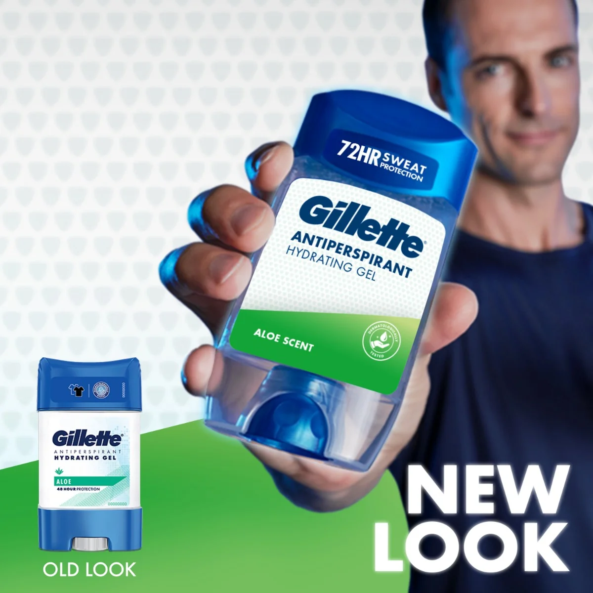 Gillette Aloe Scent Pánsky deodorant-antiperspirant 70 ml