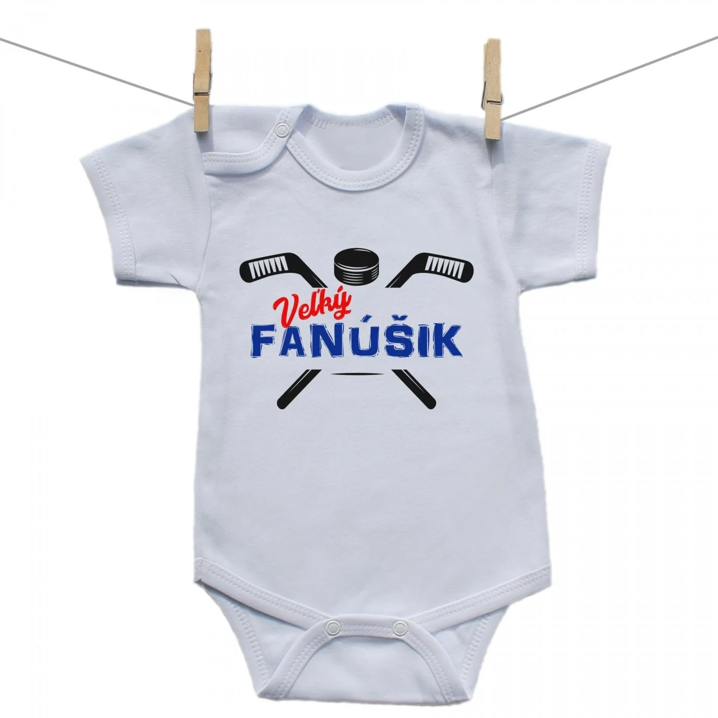 Boodyy Body s krátkym rukávom Veľký fanúšik Veľkosť: 92