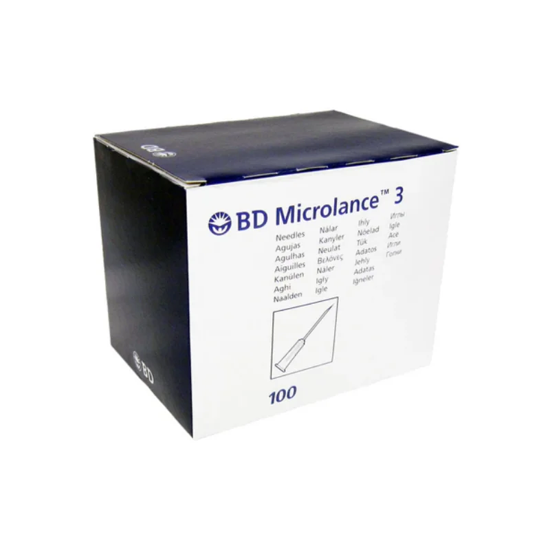 Injekčné ihly BD MICROLANCE 100 ks - 16G 1,6 x 40 mm biela