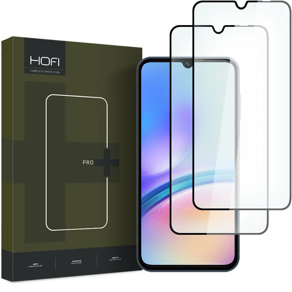 HOFI Glass Pro Full Screen 2x ochranné sklo na Samsung Galaxy A05S, čierne erne