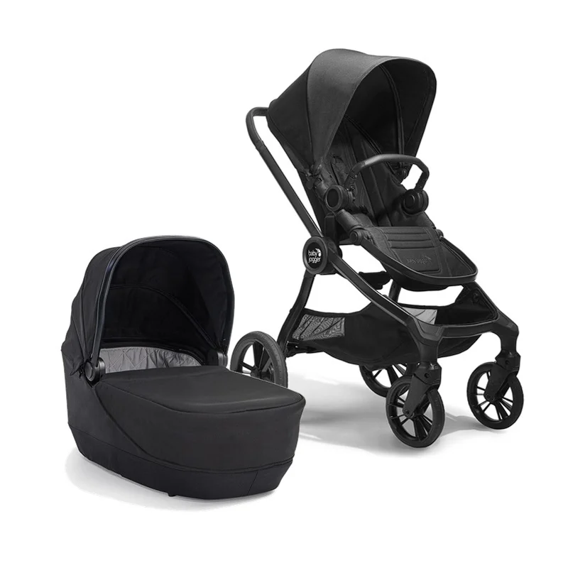 Baby Jogger City Sights 2v1 kočík + vanička, Rich Black