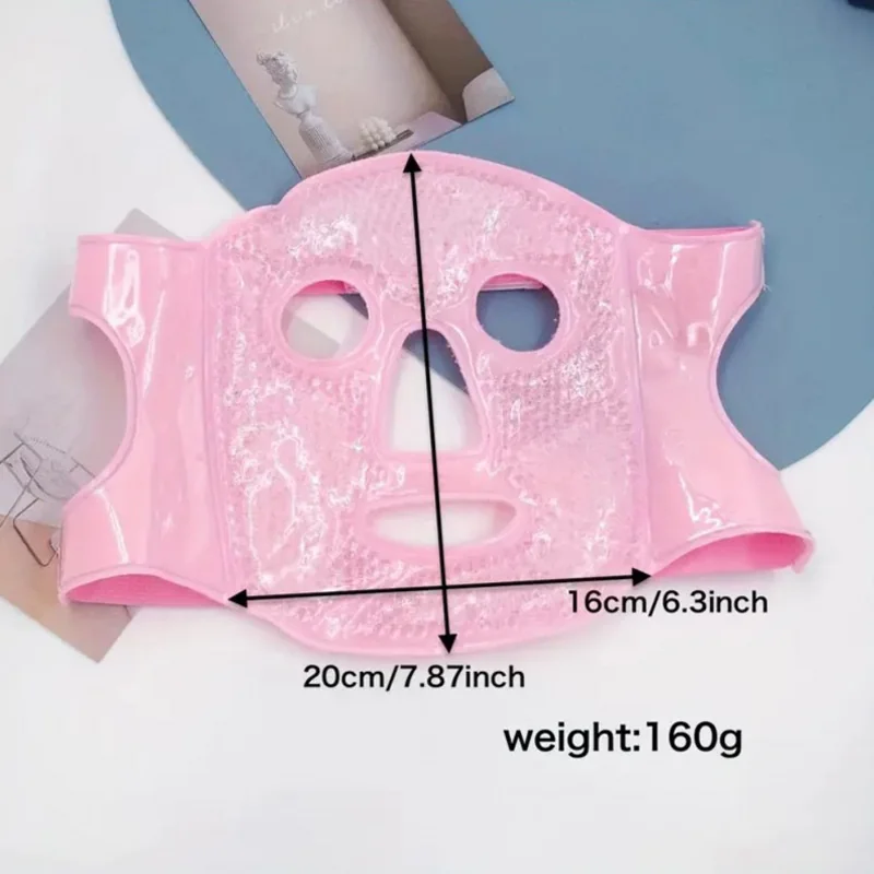 Livefy Mask obojstranná gélová maska na tvár, ružová