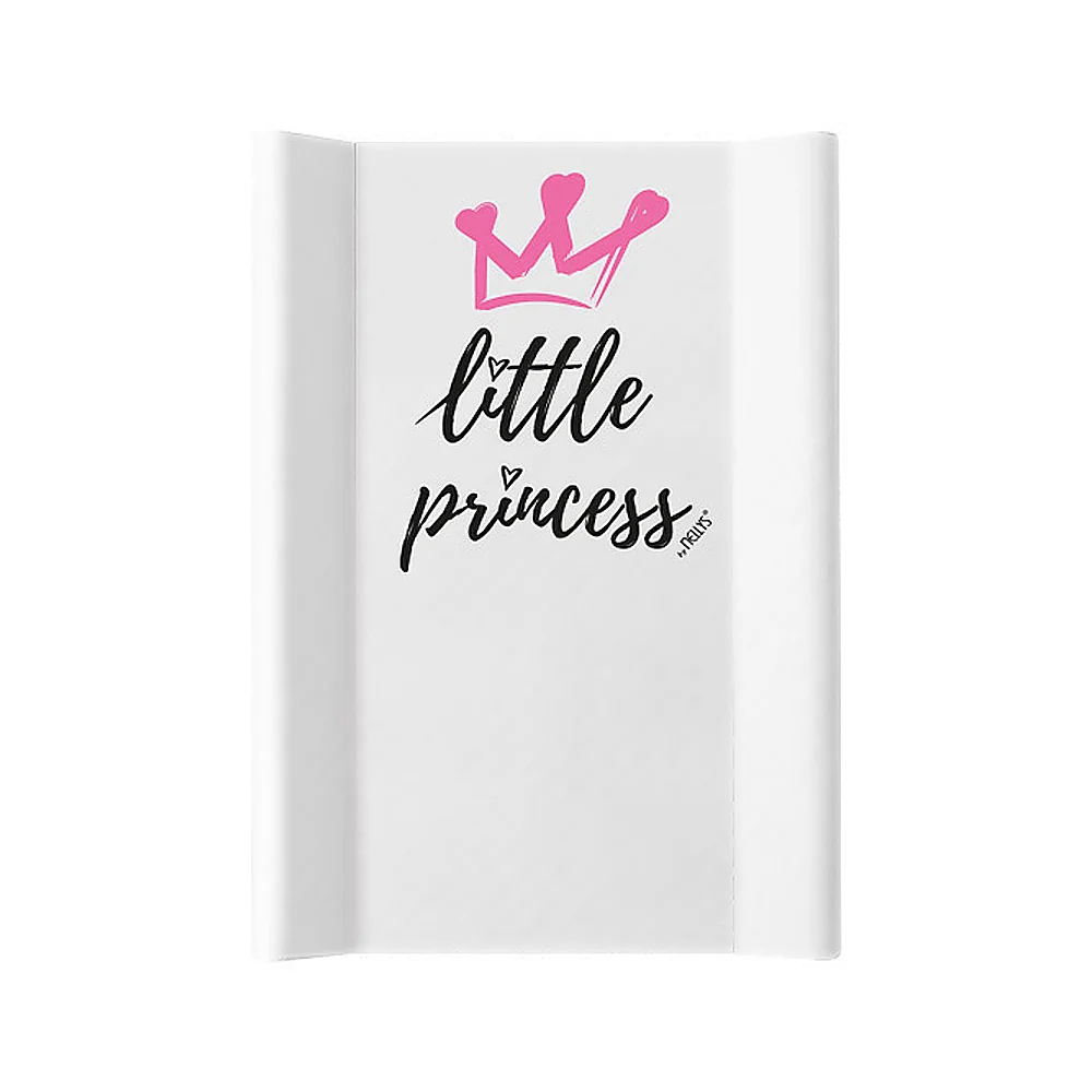 Prebaľovacia podložka, tvrdá MDF, Little Princess, 50 x 70cm, biela