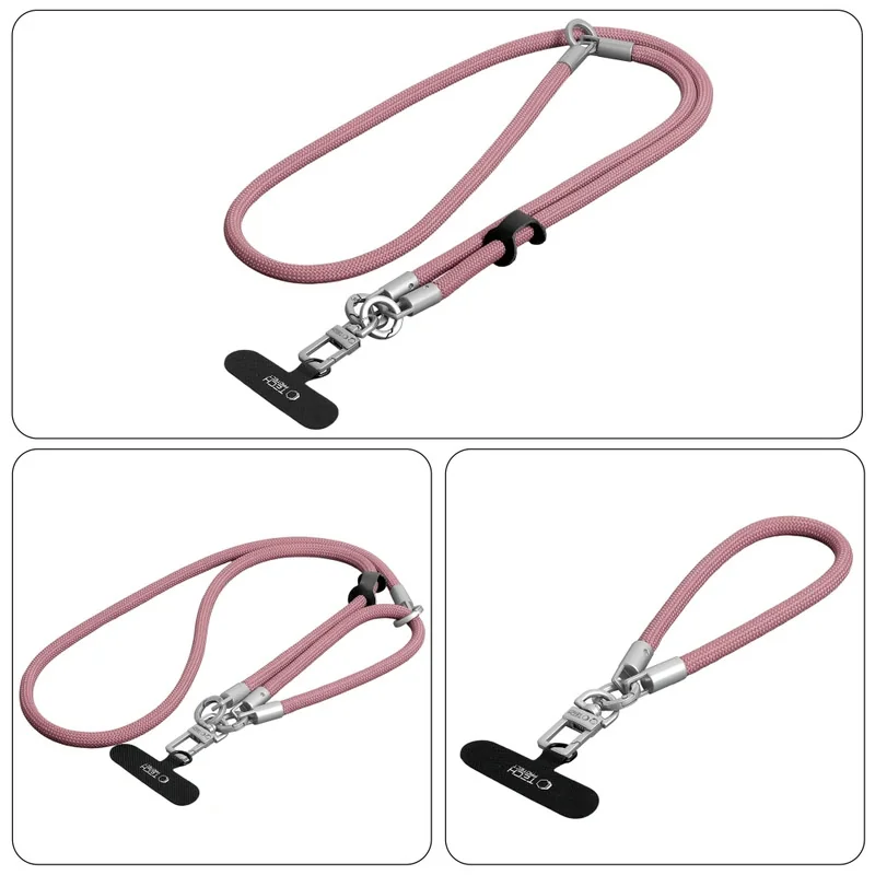 Tech-Protect C10S Crossbody Strap šnúrka na mobil, ružová