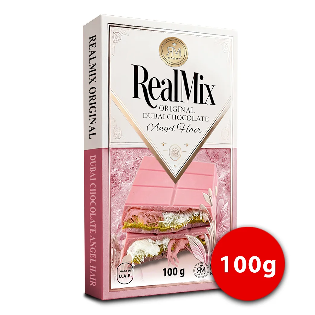 REALMIX Original Dubai čokoláda Angel Hair 100 g