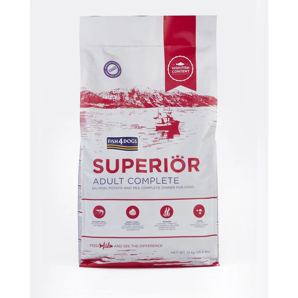 Granule veľké pre dospelých psov Superior losos so zemiakmi 12 kg