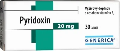 GENERICA Pyridoxin 1×30 tbl, vitamín B6