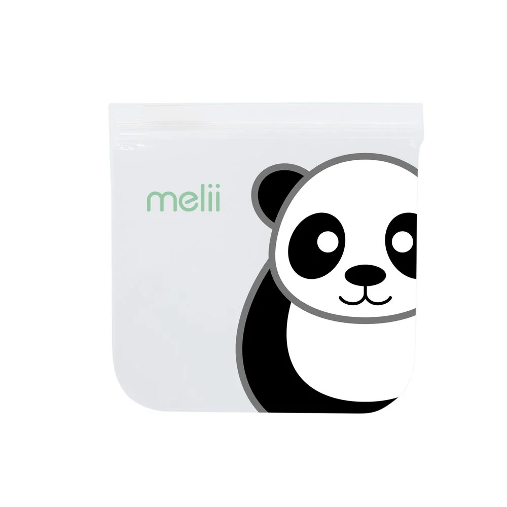 Vrecká na desiatu 4 ks Panda, Medveď
