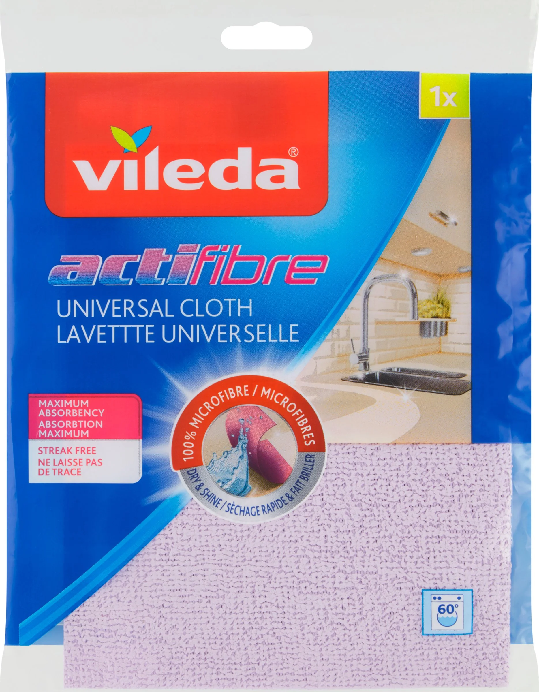 Vileda Actifibre mikrohandrička 1×1 ks, mikrohandrička