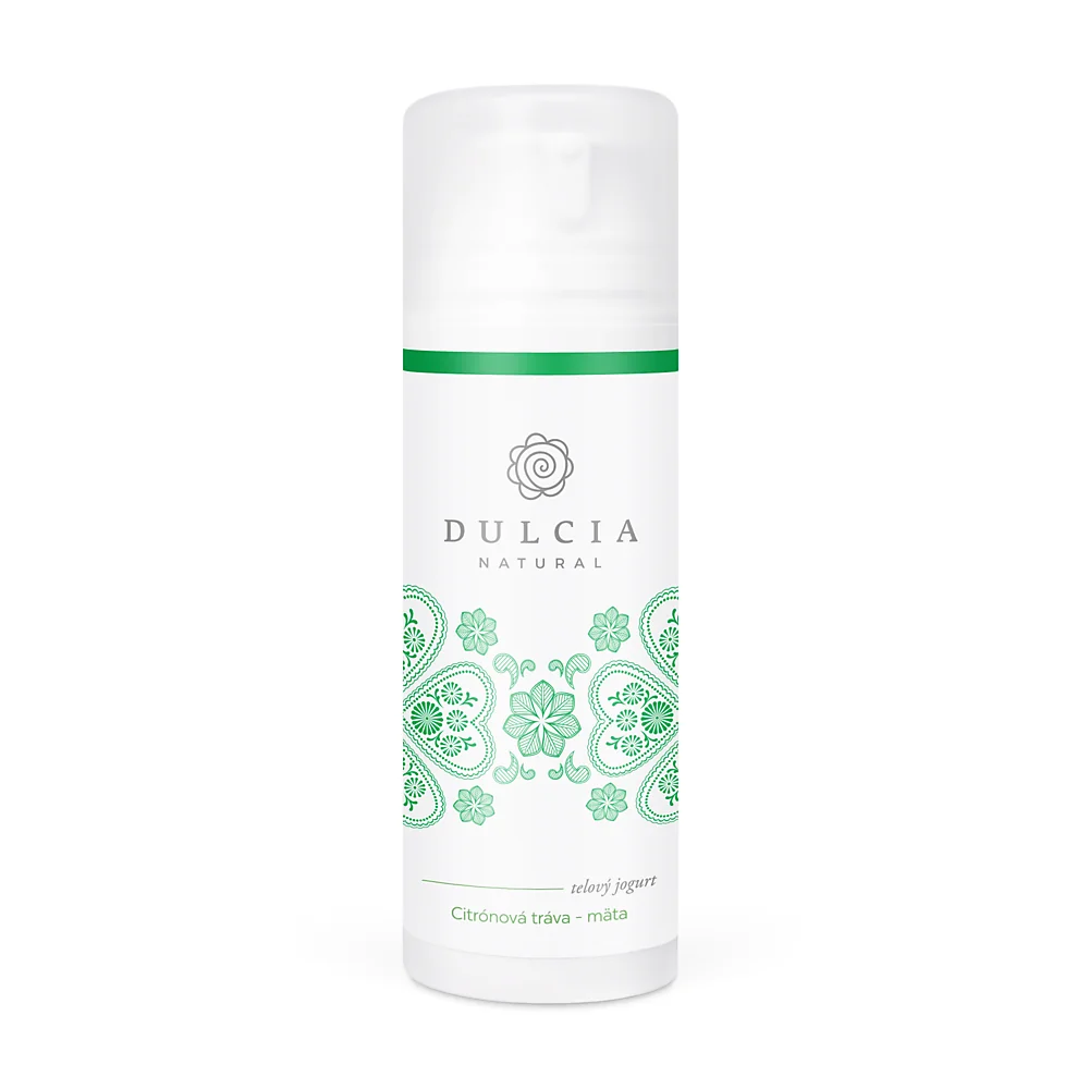 Dulcia natural - Telový jogurt - Citrónová tráva a mäta Body care yogurt - Lemongrass and mint